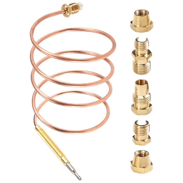 900 mm Gasspis Universal Termoelement Kit M6X0.75 med Splittmuttrar (Fem) Ersättningstermoelement