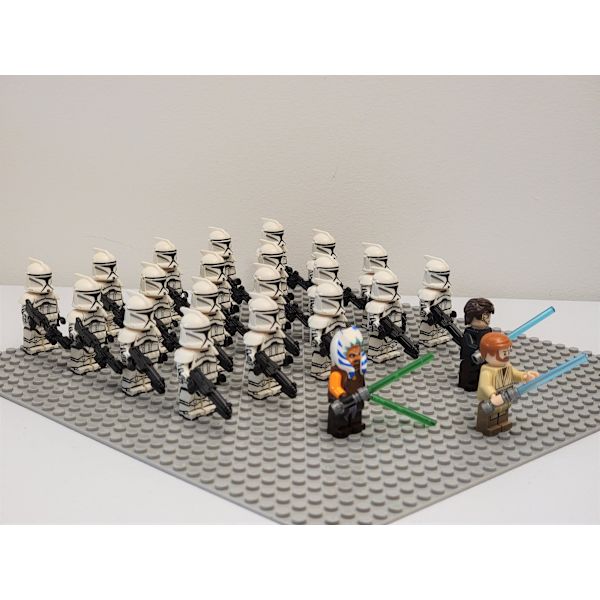 Star Wars Taistelusetti Phase 1 Clone Troopers Droids Mukautettu Setti 66 osaa