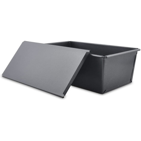 Brødform med låg/bageform kage toast brødform/non-stick toastboks med låg, 30,5 x 10 x 7,5 cm Hk