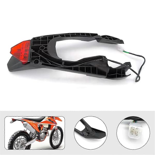 Motorcykel Bakljusfäste Montering för KTM EXC EXCF XCW XCFW As Shown