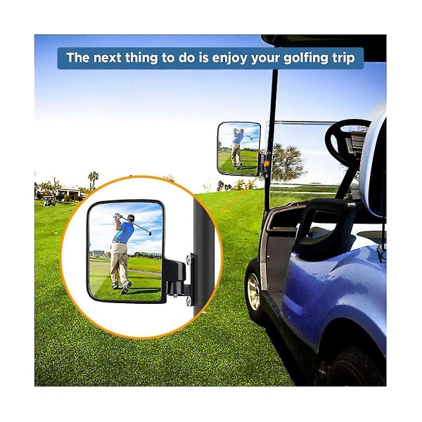 Golfkärryyn - Universal taittuva sivupeili golfkärryihin Club-autoon