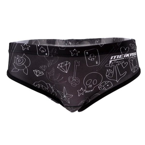 Cykelcykel för dam Cykelunderkläder Shorts Shorts 3d Gel Vadderade byxor L