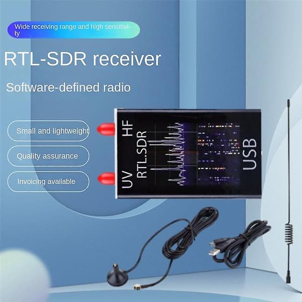 Full-Band Software Radio RTL-SDR RTL2832U+R820T2 Mottaker+Antenne As shown
