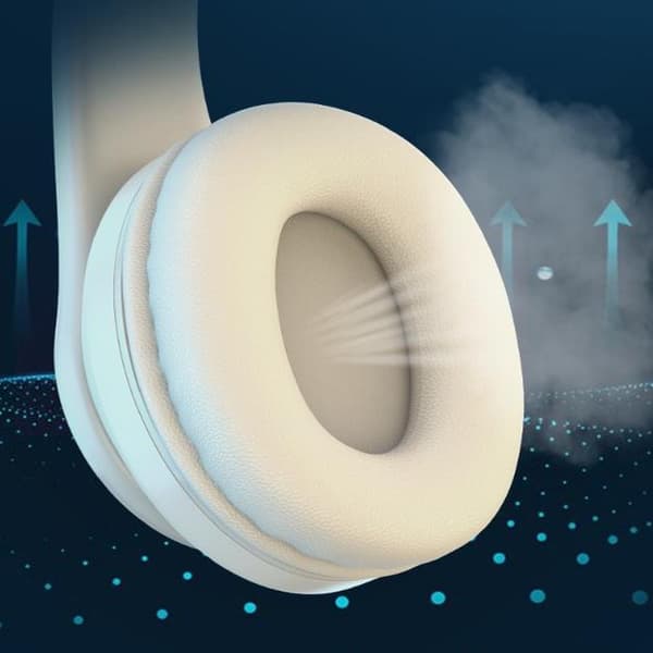 Lysende Bluetooth-hovedtelefoner Over-ear Subwoofer Trådløse Sportshovedtelefoner