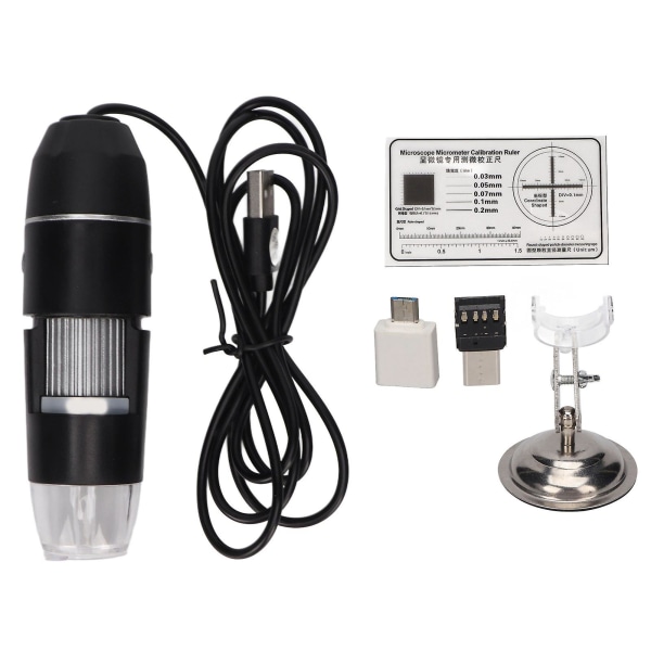 Usb Hair Follicle Detector 800x Magnification 8pcs Light Chips Portable Skin Diagnosis Hair Analyzer