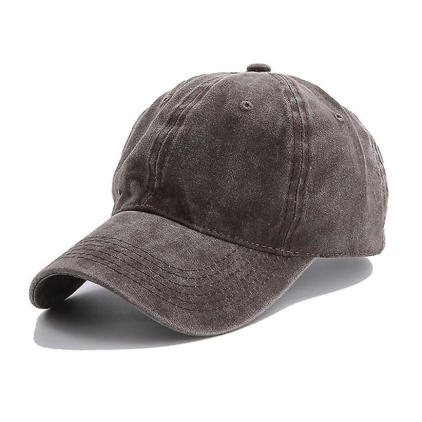 Klassiset pesäpallolippikset Casual Snapback-hatut isähattu pesty puuvilla säädettävä