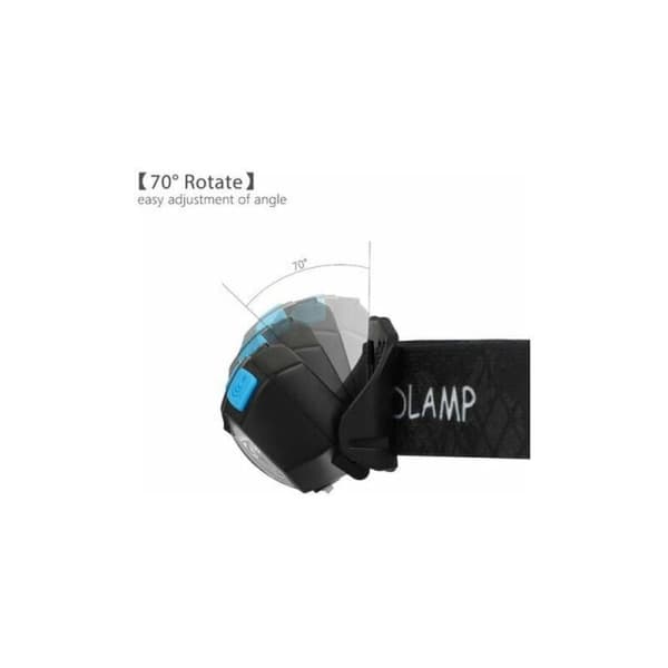 LED-otsalamppu, LED-lamppu, vedenpitävä, ladattava