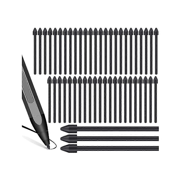 50 stk Nibber Spisser Etterfylling Utbyttbare Nibber Stylus Spisser for Note10/Note10 Plus/Note 20/S7/S7 Plus