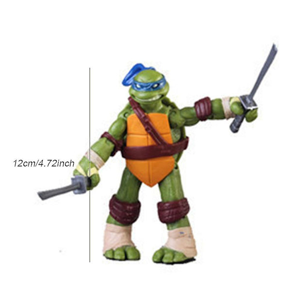 4 stk/sæt Teenage Mutant Ninja Turtles Action Figurer Legetøj Sæt Samlelegetøj Hjem Dekoration Gaver Til Børn Voksne Fans
