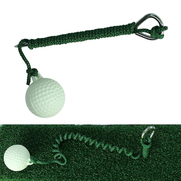 Golf Flue Rope Driving Ball Golf Hit Kuglestød Træningshjælp Nem betjening