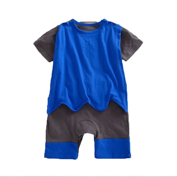 3-24 månader Baby Superhero Romper Kort/långärmad Jumpsuit kostym Batman 18-24 Months