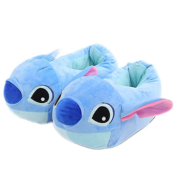 Blue Stitch Vintertøfler Morsomme innendørs unisex Voksne utstoppede plysjsko