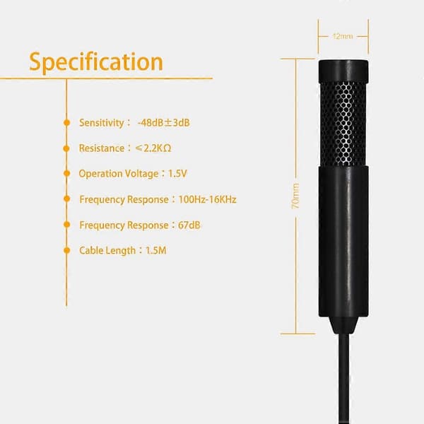 SF555 USB 2.0 Studio Stereokondensaattorimikrofoni Black