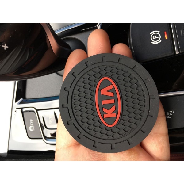 Kia Auton Mukikupin Alusmatot 2 kpl, Auton Tarvikkeet 2.75 Tuumaa, Liukumattomat Alusmatot, Sopii Useimpiin Auton Sisätiloihin, Auton Tarvike