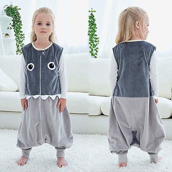 Baby Vinter Sovepose Med Føtter, Jente Gutt Flanell Varm Baby Sovepose Uten Ermer Med Ben Jumpsuit Pyjamas