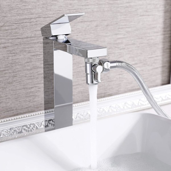 Wasserhahn Umstellventil Eckventil Umstellventil Ersatzteile Fr Waschbecken Badezimmer Kche Messing Adapter M22 X M24 Chrom Poliert, (2 Stck)