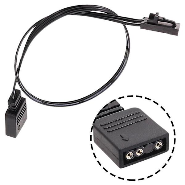 For Corsair 4 Pin Rgb Til Standard Argb 5v 3 Pin Kobling M/ Adapter 25cm Kabel