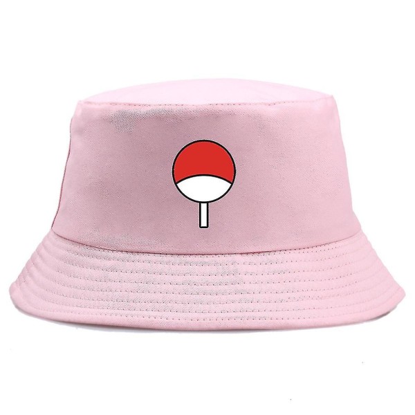 Naruto Anime Cosplay Kepsar Akatsuki Rising Fashion Tecknad Bucket Hat Röda Moln Solhatt Anime Lover T