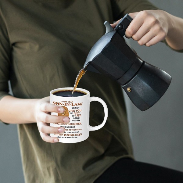 Kaffekrus Romantisk uforglemmeligt parkrus Løvetryk Keramik Vandkop til fødselsdag Valentinsdagsgave
