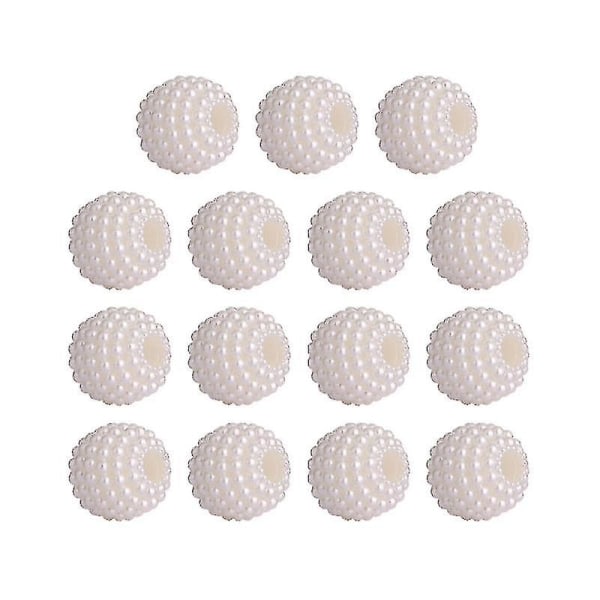 15 st 35 mm Imitation Pearl Diy Beads Avtagbara Bayberry Ball Lösa pärlor Handgjorda hantverkstillbehör