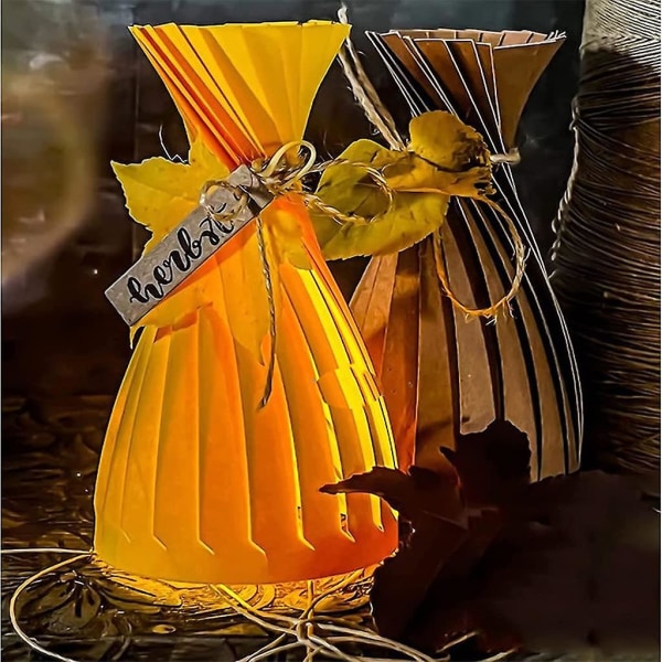Vase 3d Cutting Dies Sjablonger Lykt Cutting Dies Sjablonger For Scrapbooking, fotopapir 3d-kort Håndverk gjør-det-selv-gave L