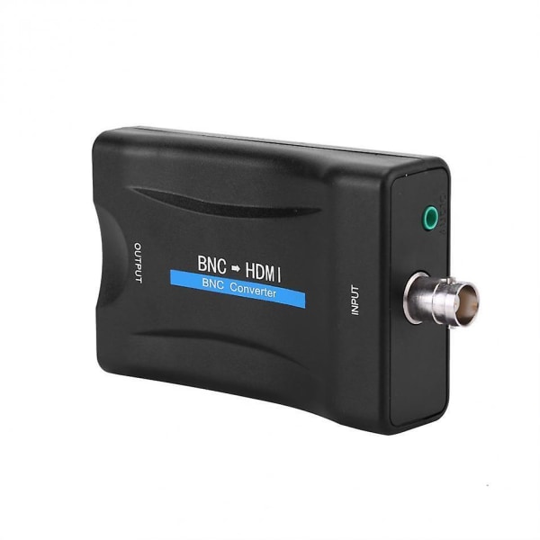 Bnc til hdmi-konverter 1080p videoskjermadapter overvåkingsskjerm+usb-kabelsett