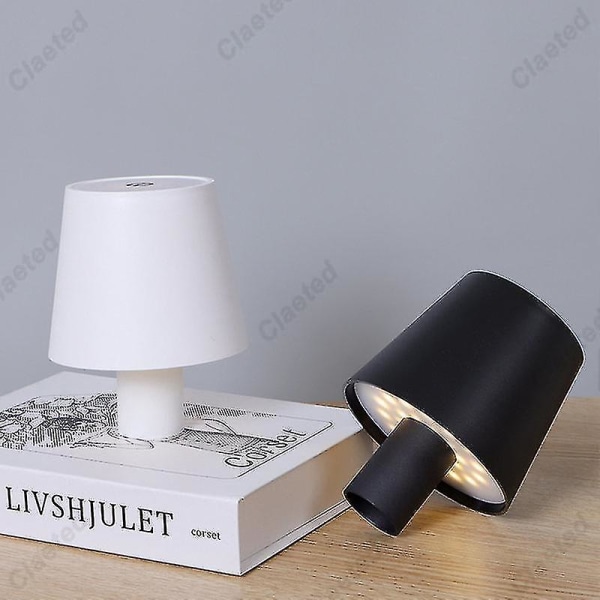 Led vinflaske lampehode bordlampe avtagbar og avtakbar bærbar ladedekorasjon for barkaféatmosfære nattlys