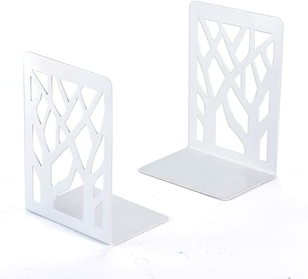 Kraftiga bokstöd White 2pcs