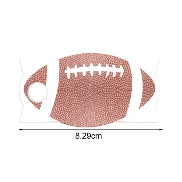 Akryyli juomalasikannen lautanen luova muoto eloisa väri urheilupalloteemainen nimilappu Vesikupin kannen etiketin sisustus B