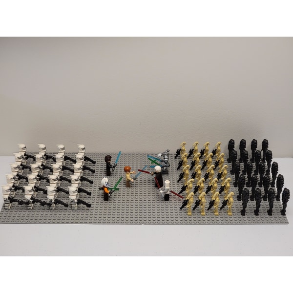 Star Wars Battle Sæt Fase 1 Clone Troopers Droider Custom Sæt 66 dele