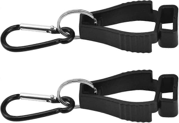 Handskklämmor 2-pack Arbetshandske Gripklämma Hållare Arbetssäkerhetsklämma Handskhållare Handskklämma