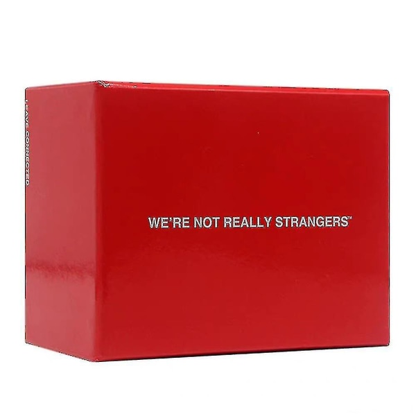 We're Not Really Strangers Card Game - Et interaktivt kortspill for voksne og isbryter