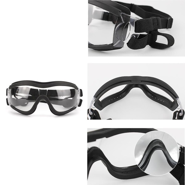Hundebriller Liten rase, UV-beskyttelse Hundesolbriller for mellomrase hundebriller for mellomstore hunder