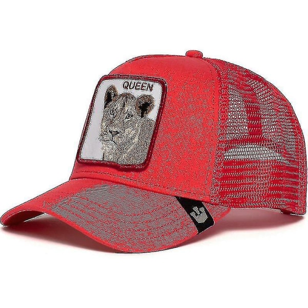 Goorin Bros. Trucker Hat Mænd - Mesh Baseball Snapback Cap - Farmen Buffalo Black and Red