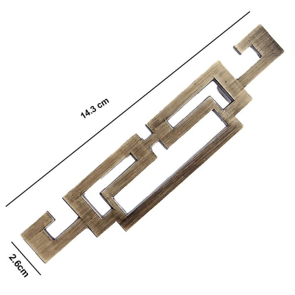 2 kpl kahvan kalustekahvat kaappiin, sinkkiseoslaatikon kahva, eurooppalaistyylinen keittiön kahva 96mm Green bronze