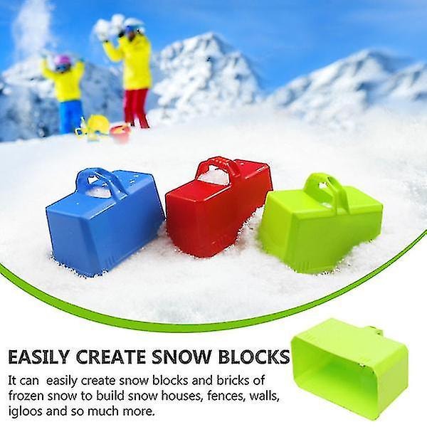 2 stk. Vinter Udendørs Sneblokforme Sneklods Maker Sommer Sandklods Maker