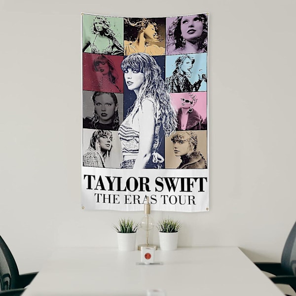 Taylor Musik Tapestry Flagga 3x5 Ft Känd Musiker Konsert Album Affisch College Sovsal Tapestry Väggbonad Heminredning