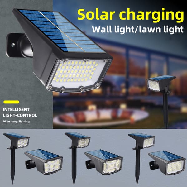 4-pack Solstrålkastare för utomhusbruk - Vattentät - 53 LED