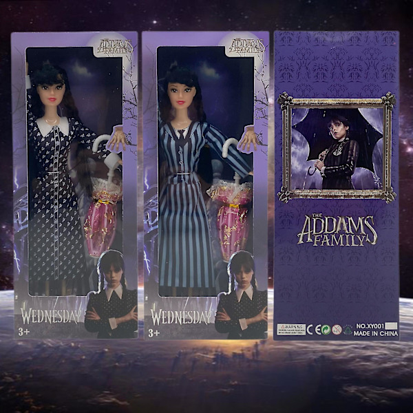 Gränsöverskridande Nya Utrikeshandel Leksaker En Docka Av Adams Wednesday Addams Dockfabrik Grossist