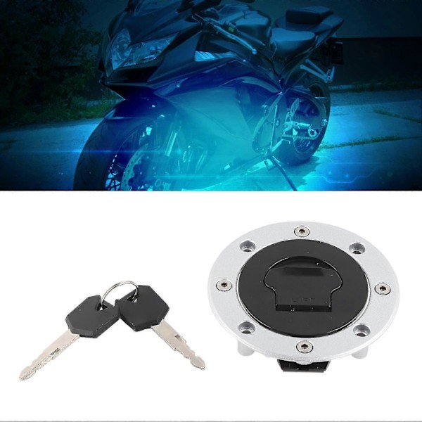 Motorcykel Bränsle Tanklock med 2 Nycklar för GSX-R 600 GSX-R750 SV1000