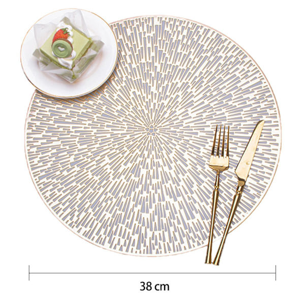 Keittiön tabletti, lämmönkestävä, pöytätabletti, palovammoja estävä ruokapöydän suojamatto kodin sisustukseen Bronze Red
