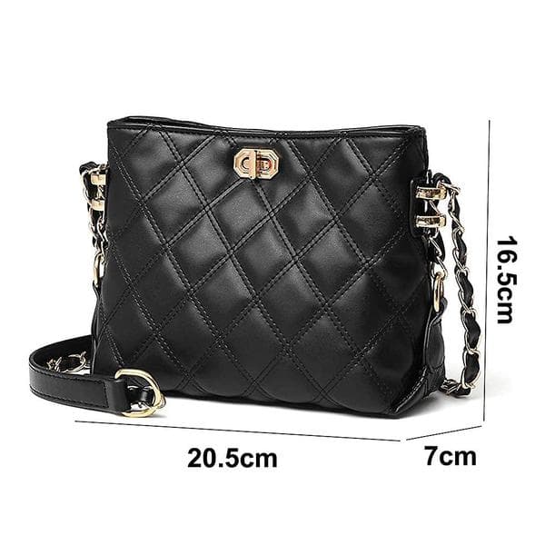 Liten crossbody-väska för kvinnor, plånböcker, mode, läder, lätta handväskor black