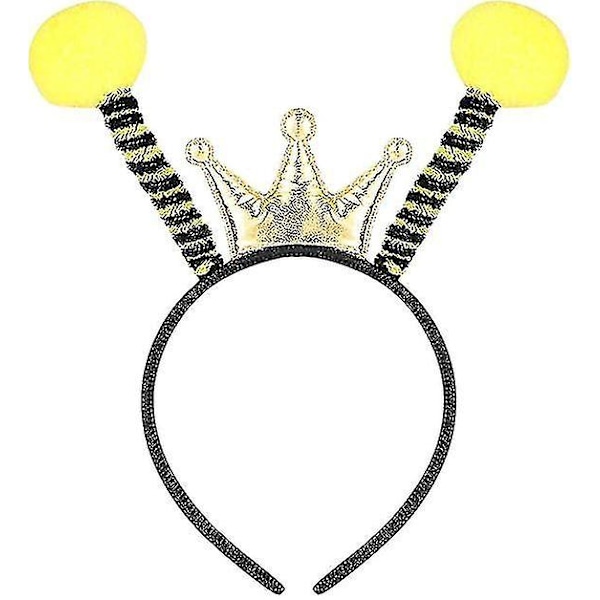 Halloween Bee Pannband, Halloween Antenn Ball Pannband, Halloween kostymtillbehör