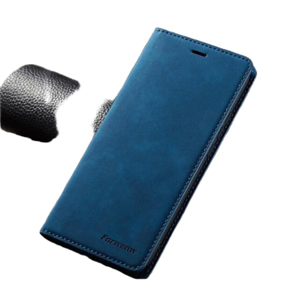 Højkvalitets etui til Samsung S10 Plus, blå