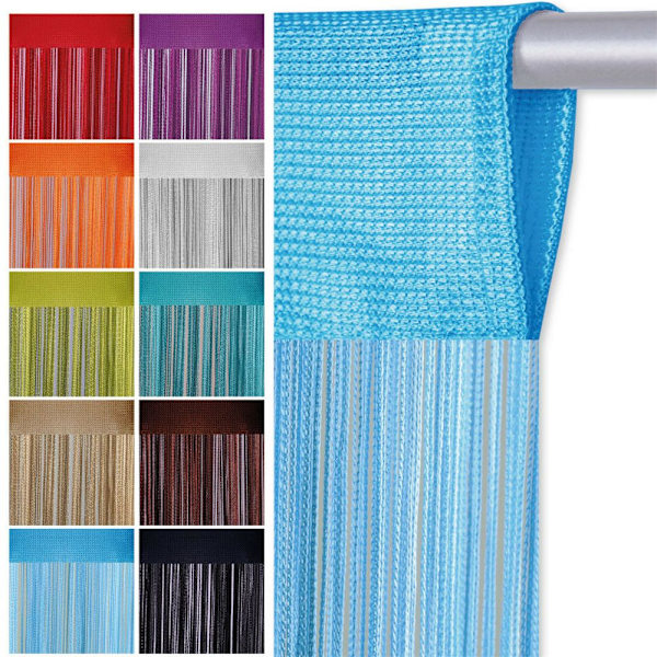 Stringgardin Hengende perlegardiner ORANSJE orange
