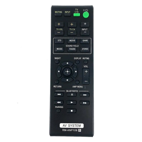 Anvend til Sony forstærker fjernbetjening trådløs subwoofer RM-ANP109 HT-CT260H SA-WCT260H