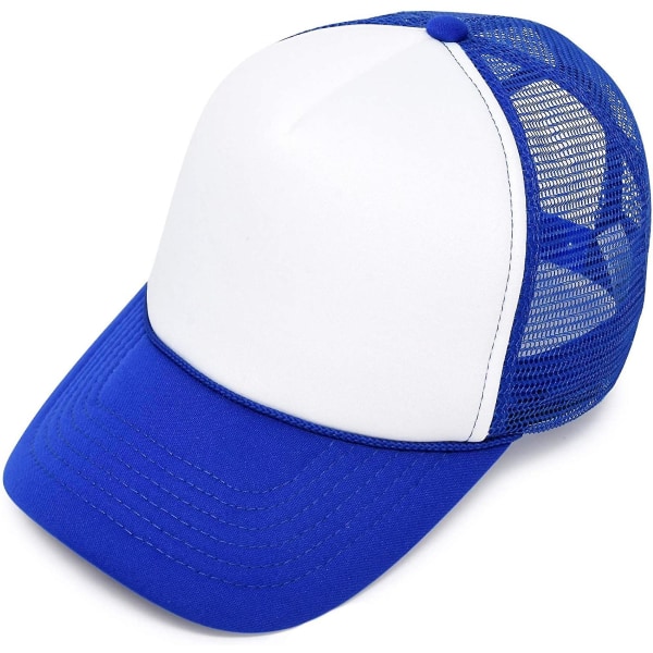 Tofarvet Trucker Hat Sommer Mesh Cap med justerbar rem