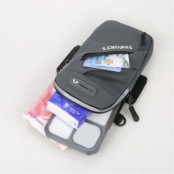 Axelväska Mini Crossbody-väskor Telefonhållare SVART black