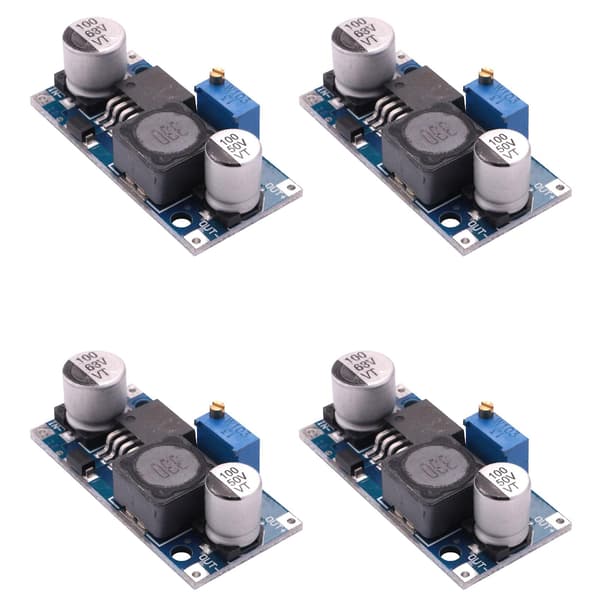 4x 48v Justerbar Step-down Regulator Modul, Dc-dc, Lm2596hv Input, 4.5-60v Modul blue