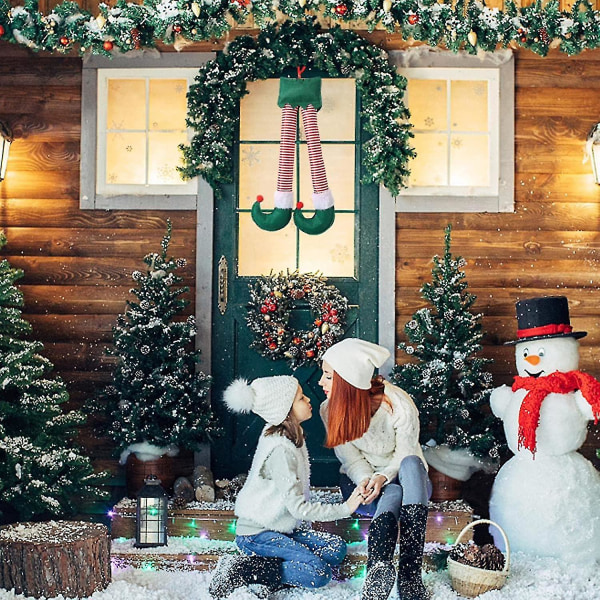Julepynt Bilhengende tilbehør Alvebein - Morsomme plysj alvebein til juletredekor - Fyltbein til julefestutstyr
